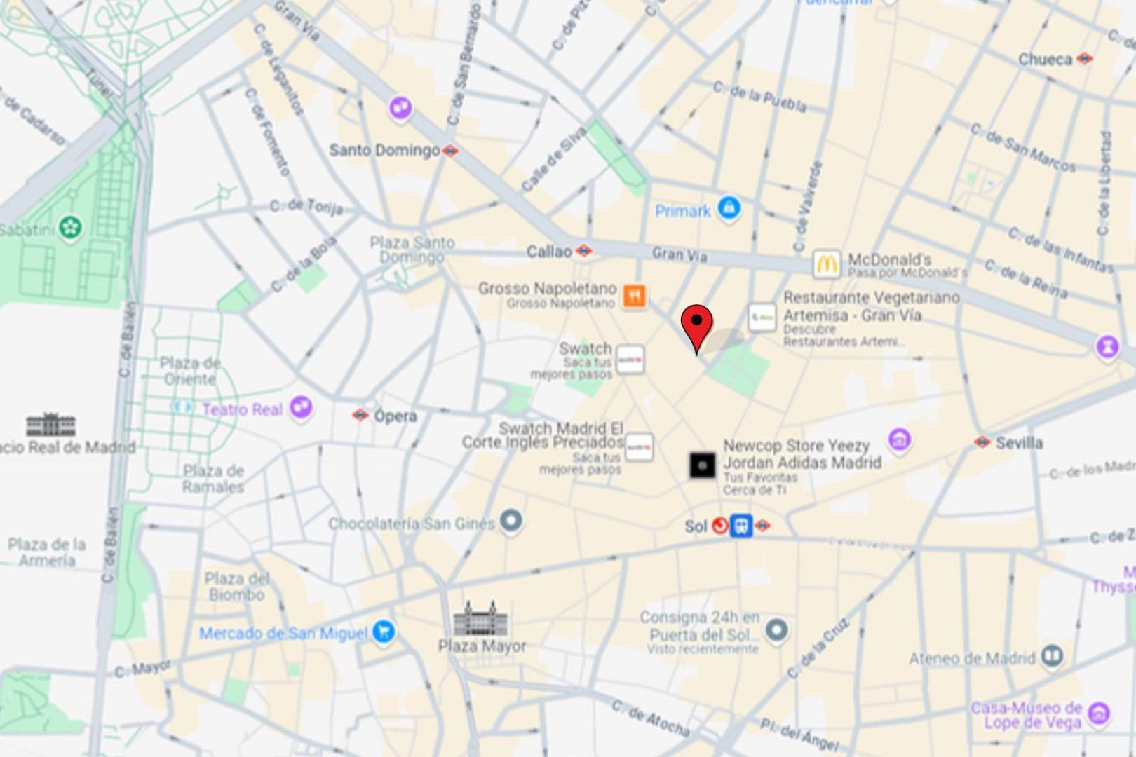 Cozy Y Centrico Apt Para 6Pax En Plaza Del Carmen E2 Madrid Exteriér fotografie